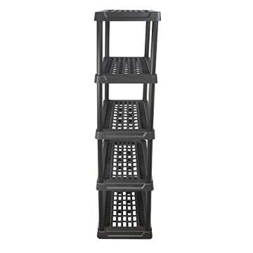 BLACK+DECKER 5-Tier Heavy Duty Storage Shelf - Durable & Stylish