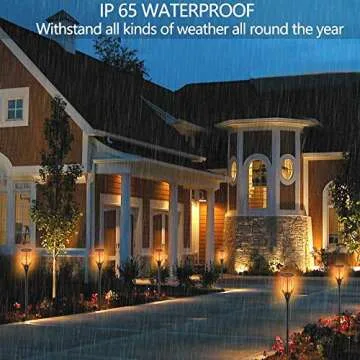 Aityvert Upgraded Larger Solar Torch Lights, Waterproof Outdoor Dancing Flames Lights, Flickering Flames Garden Lights, Landscape Decoration Pathway Patio Lights 43" 96 LED (2 Pack)