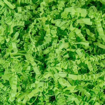 MagicWater Supply - 1 LB Lime Green Crinkle Cut Paper Shred Filler for All Occasions