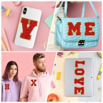 Self Adhesive Chenille Letter Patches for Personalized Style