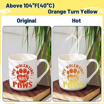 TECKWRAP Color Changing Vinyl - Orange to Yellow 1ft x5ft