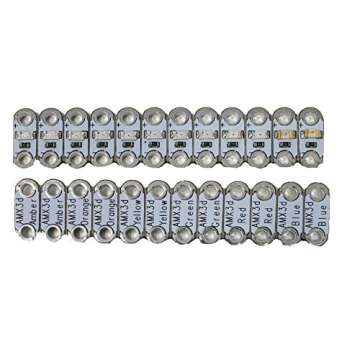 AMX3D LilyPad Arduino Colored LEDs – Durable Multicolor LED Pack with Resistors