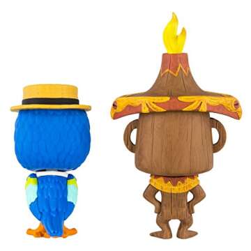 Disney Park Exclusive Enchanted Tiki Room Pele & Barker Parrot Funko POP 2 Pack