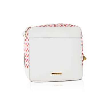 Betsey Johnson Kitch Pizza Box Kitch Crossbody Shoulder Bag - Cream