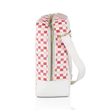 Betsey Johnson Kitch Pizza Box Kitch Crossbody Shoulder Bag - Cream