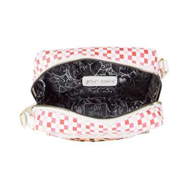 Betsey Johnson Kitch Pizza Box Kitch Crossbody Shoulder Bag - Cream