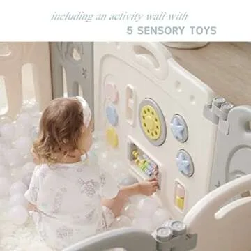 Fortella Cloud Castle Foldable Playpen for Babies