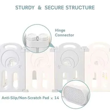 Fortella Cloud Castle Foldable Playpen for Babies