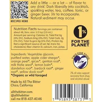 All The Bitter Orange Bitters - Non Alcoholic Cocktail Enhancer