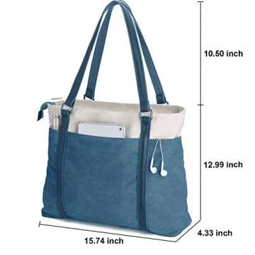 Versatile Women’s Work Bag with Laptop Compartment