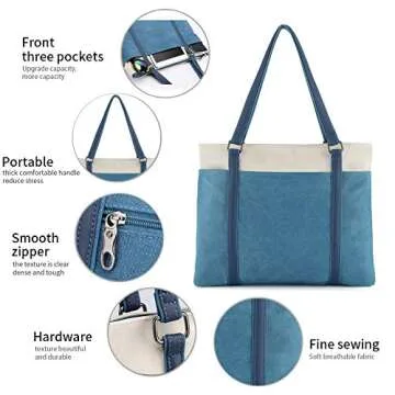 Versatile Women’s Work Bag with Laptop Compartment