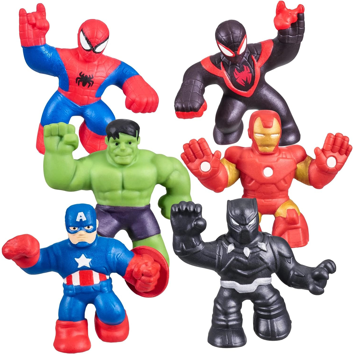 Marvel Heroes Goo Jit Zu 6 Pack of Mini Figures