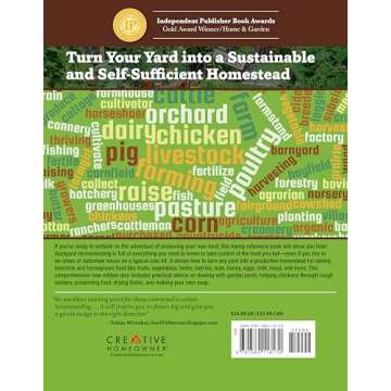 Backyard Homesteading, Second Revised Edition: A Back-to-Basics Guide for Self-Sufficiency (Creative...