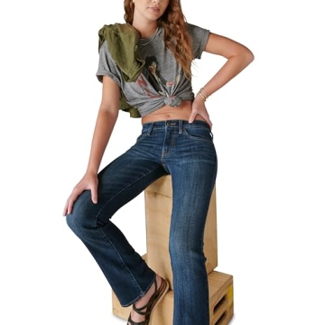 Lucky Brand Womens Bootcut Jean in Agate, 30W x 32L