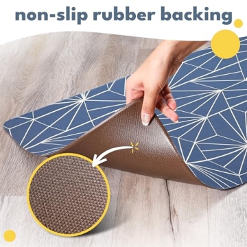 NALALAS Elegant Waterproof Dog & Cat Feeding Mat for Your Home