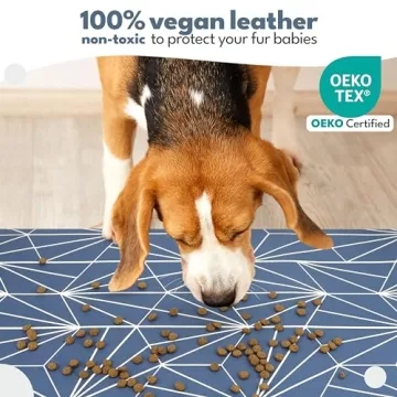 NALALAS Elegant Waterproof Dog & Cat Feeding Mat for Your Home