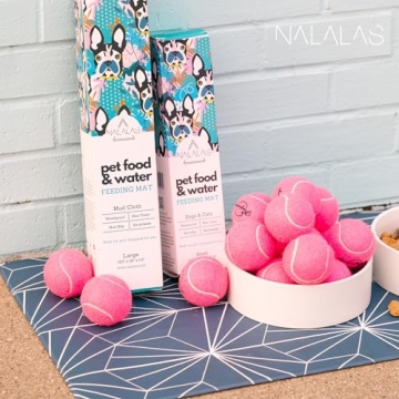 NALALAS Elegant Waterproof Dog & Cat Feeding Mat for Your Home