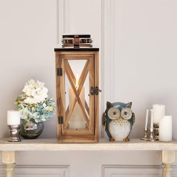 Elegant XRKITE Wooden Candle Lantern for Home and Garden