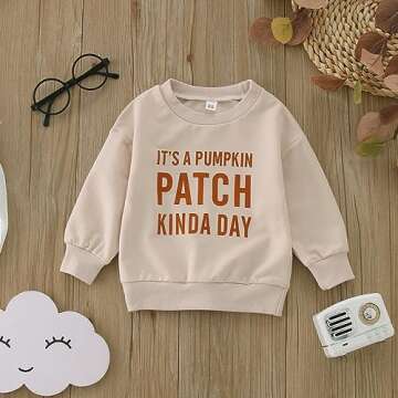Toddler Baby Halloween Sweatshirt - Adorable and Cozy