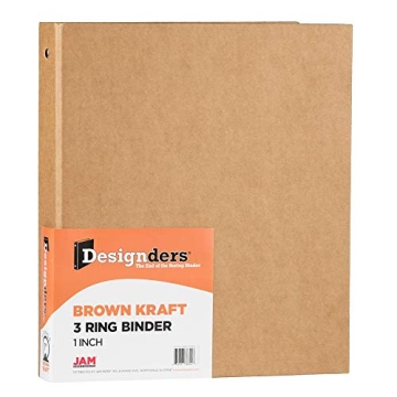 Eco-Friendly 1 Inch Kraft Binder for Stylish Organization