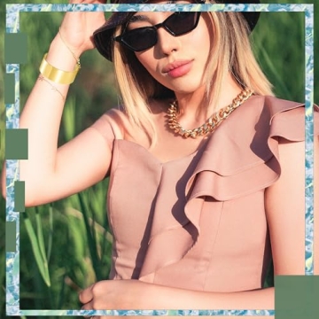 BOMAIL 2PCS Gold Cuff Bracelets for Women - Chic Adjustable Bangles