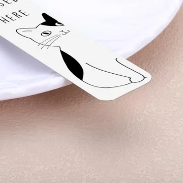 Cat Lover Gifts for Women Men, Cute Bookmarks for Women Girls, Funny Cat Gifts for Friends Coworkers, Birthday Gifts for Cat Lovers, Reading Accessories for Book Lovers, Bookish Gifts for Book Club