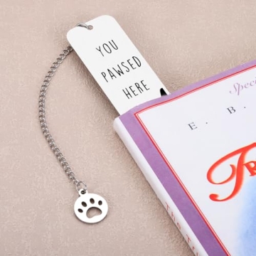 Cat Lover Gifts for Women Men, Cute Bookmarks for Women Girls, Funny Cat Gifts for Friends Coworkers, Birthday Gifts for Cat Lovers, Reading Accessories for Book Lovers, Bookish Gifts for Book Club