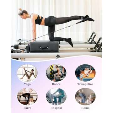 yeuG Non Slip Pilates Socks for Women - Grip Yoga Socks