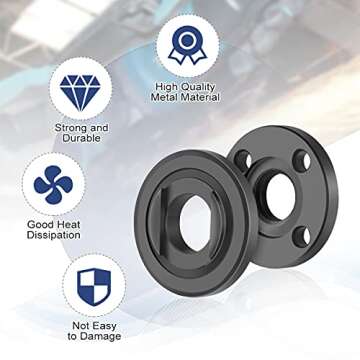 Lenink Wrench Grinder Shaft Nut 5/8-11 7Pcs, Angle Grinder Wrench with Angle Grinder Flange Nuts