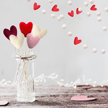 Glaciart Felted Hearts for Creative Valentine's Decor