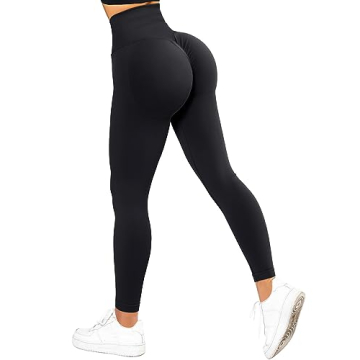 SUUKSESS Scrunch Butt Lifting Leggings - High Waisted Yoga Pants for Women