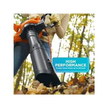 BLACK+DECKER Leaf Blower, Vacuum and Mulcher 3-in-1 Tool