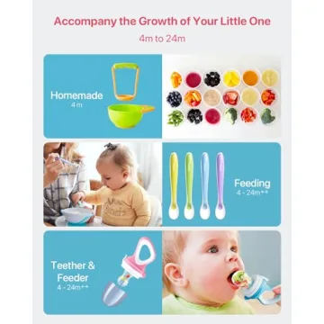 Best Baby Feeding Set - MICHEF Food Feeder & Spoons