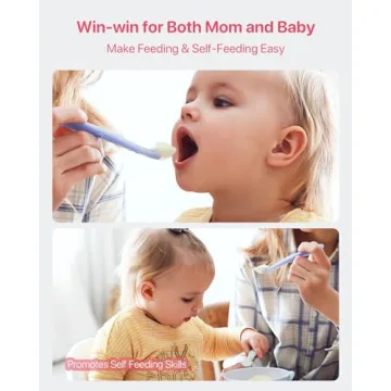 Best Baby Feeding Set - MICHEF Food Feeder & Spoons