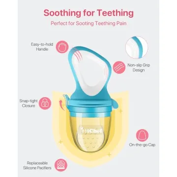 Best Baby Feeding Set - MICHEF Food Feeder & Spoons