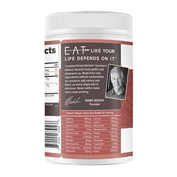 Primal Kitchen Hazelnut Collagen Creamer Powder, Collagen Peptide Drink Mix with MCT Oil, No Dairy, 10.34 Ounces