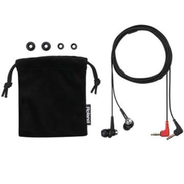 Roland CS-10EM In-Ear Monitors Black