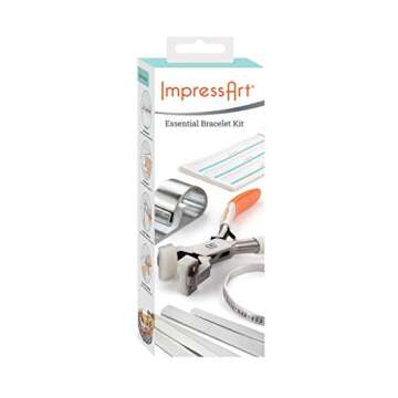 ImpressArt - Essential Bracelet Kit for Making Metal Stamping Blank Bracelets Includes Bracelet Bend...