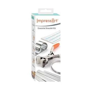 ImpressArt - Essential Bracelet Kit for Making Metal Stamping Blank Bracelets Includes Bracelet Bend...