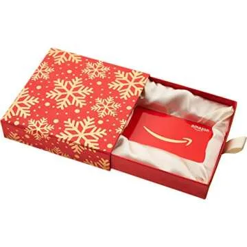 Amazon Gift Card in Premium Red and Gold Box