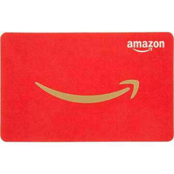Amazon Gift Card in Premium Red and Gold Box