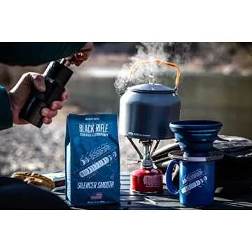 Black Rifle Coffee Company Silencer Smooth, Light Roast Ground Coffee, 12 OZ Bag