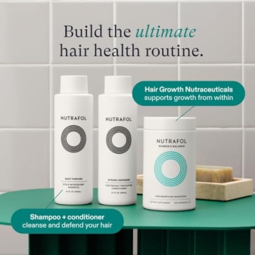 Nutrafol Women's Hair Growth for Ages 45+, Clinically Proven 3 Month Supply