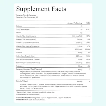 Nutrafol Women's Hair Growth for Ages 45+, Clinically Proven 3 Month Supply