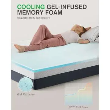 Life Balance 10 Inch Queen Mattress for Comfort and Support