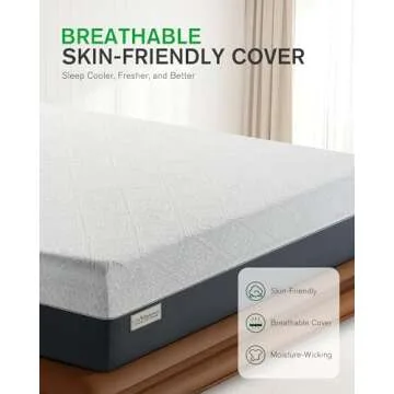 Life Balance 10 Inch Queen Mattress for Comfort and Support