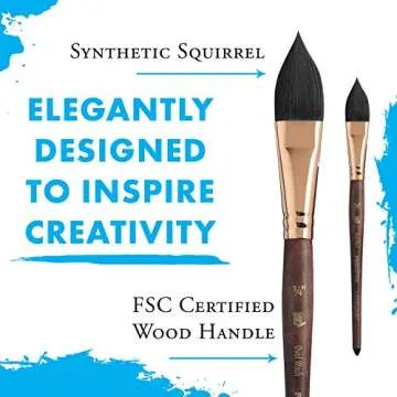 Princeton Neptune Paintbrush 3/4 inch for Superior Watercolors