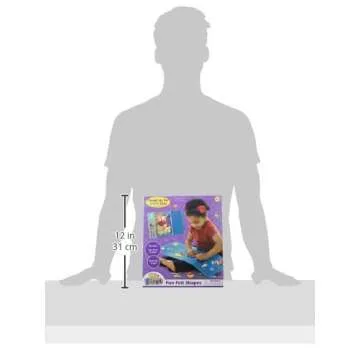 Creativity for Kids My First Fun Felt Shapes - Travel Friendly Felt Board for Toddlers, Crafts and Pretend Play - 100+ Pieces