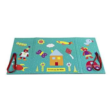 Creativity for Kids My First Fun Felt Shapes - Travel Friendly Felt Board for Toddlers, Crafts and Pretend Play - 100+ Pieces