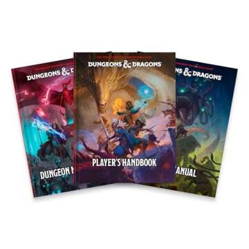 Bundle of Dungeons & Dragons 2024 Player’s Handbook Core Rulebook + 2024 Dungeon Master’s Guide ...